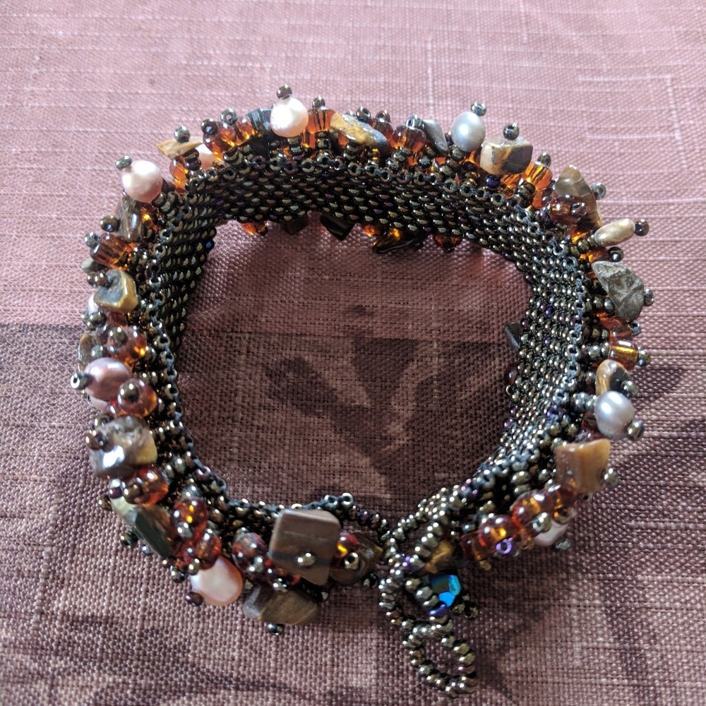 Hand made beaded bracelet